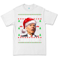 White Santa Joe Biden Happy Easter Ugly Christmas Premium Tee - maiPhamDesign