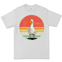 Dove Grey Retro Vintage Duck Premium Tee - maiPhamDesign