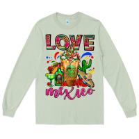 Matcha Love Mexico Cold Drink Frappe Long Sleeve Tee - FaDigitalArtStudio