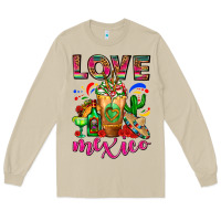 Mushroom Love Mexico Cold Drink Frappe Long Sleeve Tee - FaDigitalArtStudio