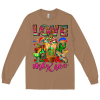 Toasted Coconut Love Mexico Cold Drink Frappe Long Sleeve Tee - FaDigitalArtStudio