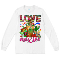 Love Mexico Cold Drink Frappe Long Sleeve Tee | Teevron
