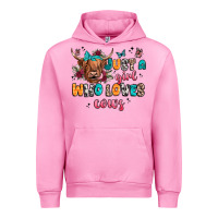 Fuchsia Pink just a girl who loves cows Urban Hoodie - JahusDesignShop
