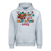 Heather Grey just a girl who loves cows Urban Hoodie - JahusDesignShop