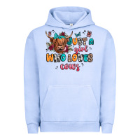 Pigment Grape Ice just a girl who loves cows Urban Hoodie - JahusDesignShop
