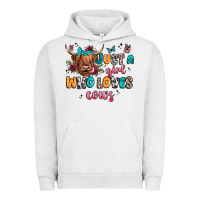 Pigment Lunar Rock just a girl who loves cows Urban Hoodie - JahusDesignShop