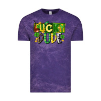Cloud Purple Lucky dude  St. Patrick's Day Vintage Tee - CowGirlArtShop