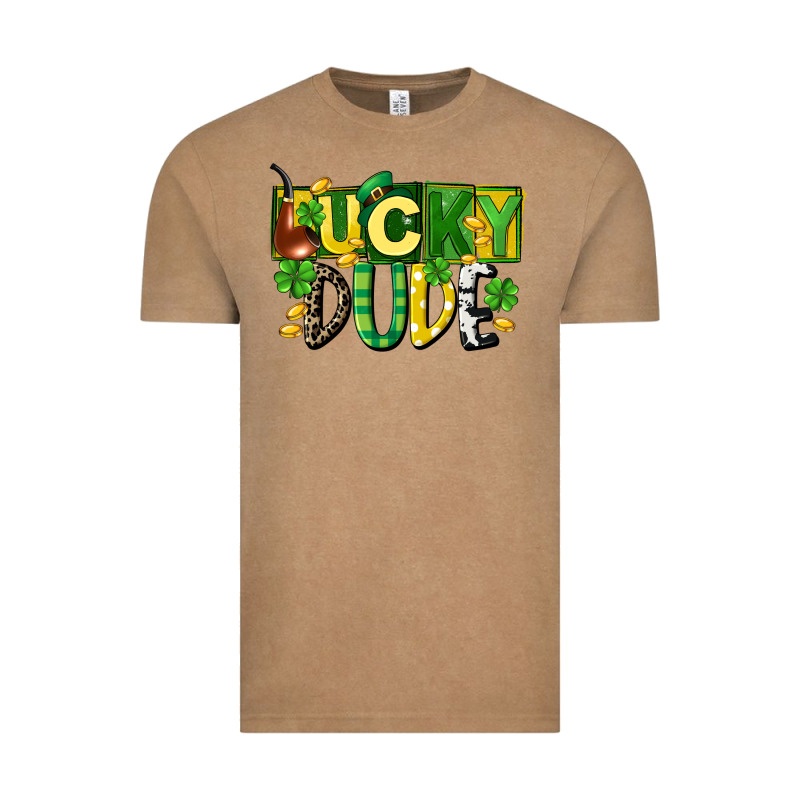 Lucky Dude  St. Patrick's Day Vintage Tee by CowGirlArtShop | Teevron