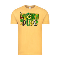 Vintage Mustard Lucky dude  St. Patrick's Day Vintage Tee - CowGirlArtShop