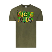Vintage Olive Lucky dude  St. Patrick's Day Vintage Tee - CowGirlArtShop