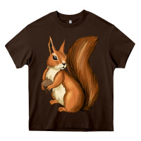 Chocolate Brown siqurell Heavy Core Tee - texasbilliewilder