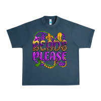Midnight Navy beads please mardi gras Urban Heavy Tee - OliviaCreatesArt