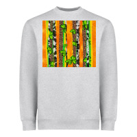 Heather Grey st patricks shamrock with cowhide Heavyweight Sweatshirt - Artiststas