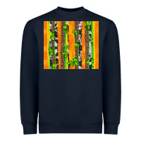 Navy st patricks shamrock with cowhide Heavyweight Sweatshirt - Artiststas