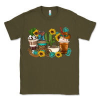 Army Green Coffee cups Classic Tee - Artiststas