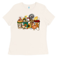 Bone Chicken coffee cups Ladies Tee - HowdyJamesFarm
