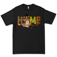 Black Home girl Fall afro girl Premium Tee - NancyCooperArtShop