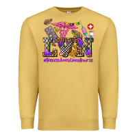 Antique Gold mardi gras  lvn licensed vocational nurse Premium Sweatshirt - AdoDesignShop