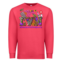Cardinal mardi gras  lvn licensed vocational nurse Premium Sweatshirt - AdoDesignShop