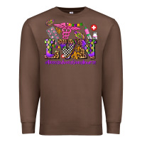 Chestnut mardi gras  lvn licensed vocational nurse Premium Sweatshirt - AdoDesignShop