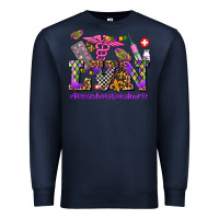 Navy mardi gras  lvn licensed vocational nurse Premium Sweatshirt - AdoDesignShop