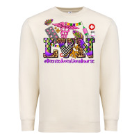 Sandshell mardi gras  lvn licensed vocational nurse Premium Sweatshirt - AdoDesignShop