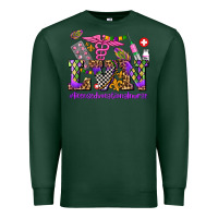Sports Green mardi gras  lvn licensed vocational nurse Premium Sweatshirt - AdoDesignShop
