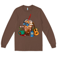 Chestnut Camping Frappe Coffee Long Sleeve Tee - FaDigitalArtStudio