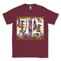 Burgundy happy memorial day Classic Tee - TumblerDesignByShophia