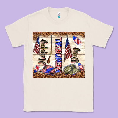 Happy Memorial Day Classic Tee Designed By Tumblerdesignbyshophia