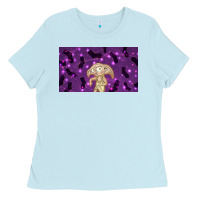 Baby Blue elf with big ears and socks Ladies Tee - TumblerDesignByShophia