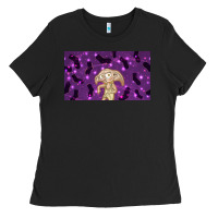 Black elf with big ears and socks Ladies Tee - TumblerDesignByShophia