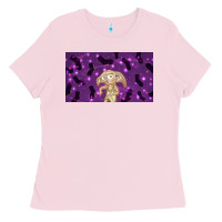 Bubblegum Pink elf with big ears and socks Ladies Tee - TumblerDesignByShophia