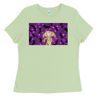 Matcha elf with big ears and socks Ladies Tee - TumblerDesignByShophia