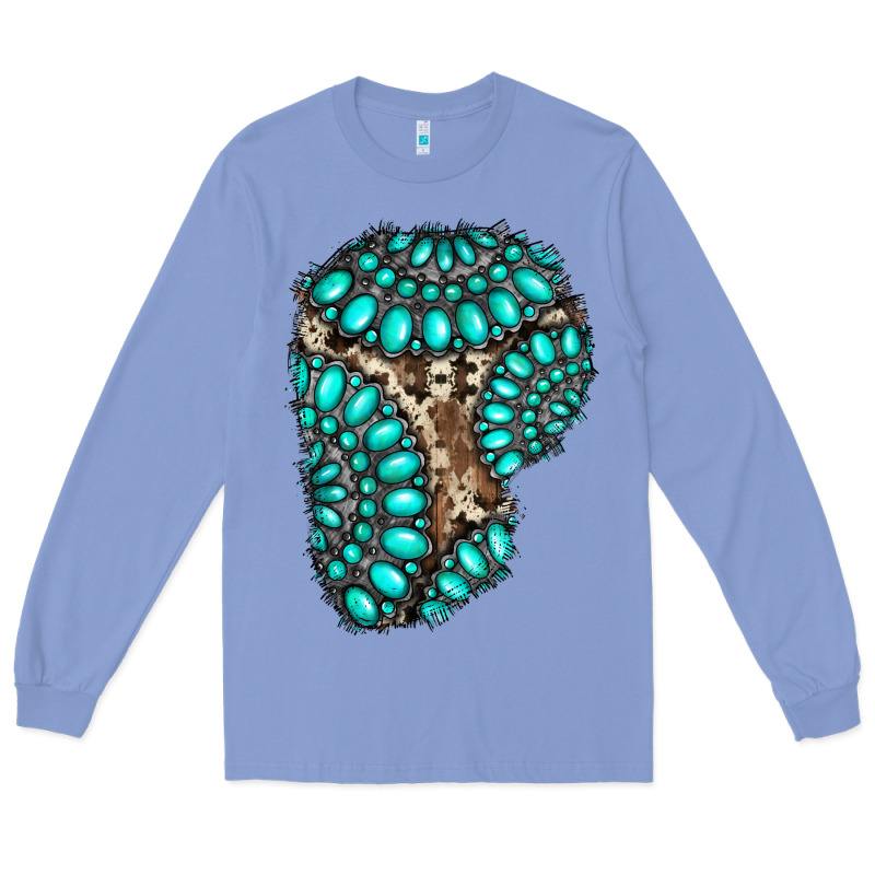 Gemstone Cowhide Patches Long Sleeve Tee by RanaPortraitStore | Teevron