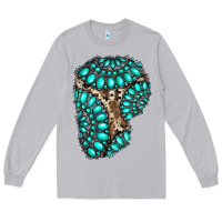 Moon Dust gemstone cowhide patches Long Sleeve Tee - RanaPortraitStore