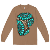 Toasted Coconut gemstone cowhide patches Long Sleeve Tee - RanaPortraitStore