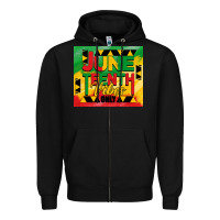 Black juneteenth vibes only tumbler Zipper Hoodie - BarkalooDesign