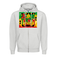 Juneteenth Vibes Only Tumbler Zipper Hoodie | Teevron