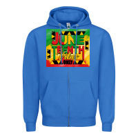 True Royal juneteenth vibes only tumbler Zipper Hoodie - BarkalooDesign