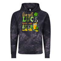 Cloud Black St. Patrick's Forget luck give me beer Vintage Hoodie - OliviaCreatesArt