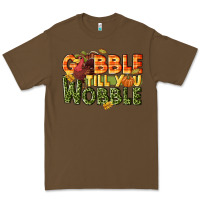 Cacao Gobble till you wobble turkey thanksgiving Premium Tee - NancyCooperArtShop