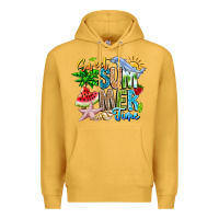 Mustard summer time Premium Hoodie - CowhideDigitalArt