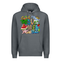 Rock summer time Premium Hoodie - CowhideDigitalArt