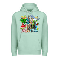 Seafoam summer time Premium Hoodie - CowhideDigitalArt
