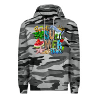 Slate Camo summer time Premium Hoodie - CowhideDigitalArt