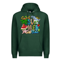 Sports Green summer time Premium Hoodie - CowhideDigitalArt