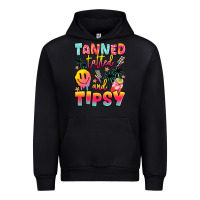Black tanned tattled and tipsy Urban Hoodie - JahusDesignShop