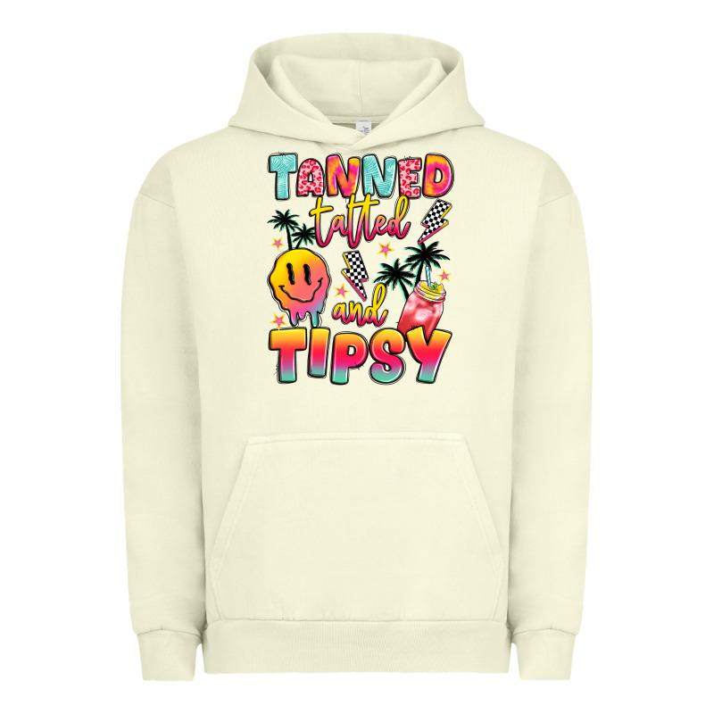Tanned Tattled And Tipsy Urban Hoodie by JahusDesignShop | Teevron