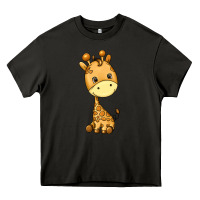 Asphalt giraffe Heavy Core Tee - texasbilliewilder